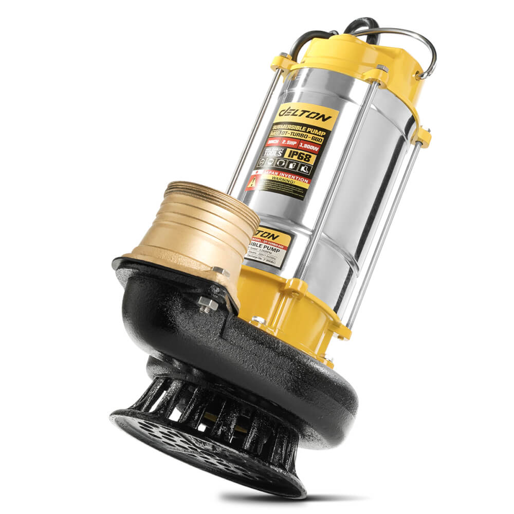 ปั๊มจุ่ม DELTON รุ่น DT-TURBO-660 ขนาด 3 นิ้ว 2.5HP 1,900W